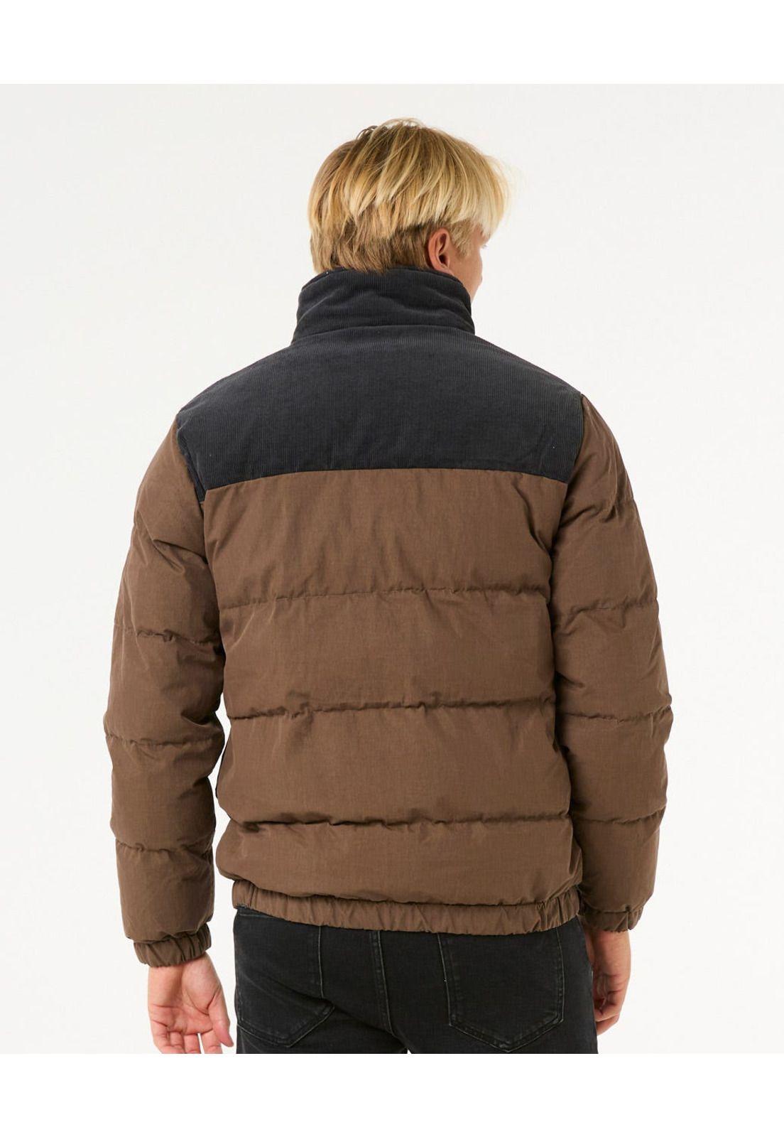 Parka Fade Out Cord Puffer Jacket Café Hombre Rip Curl-1