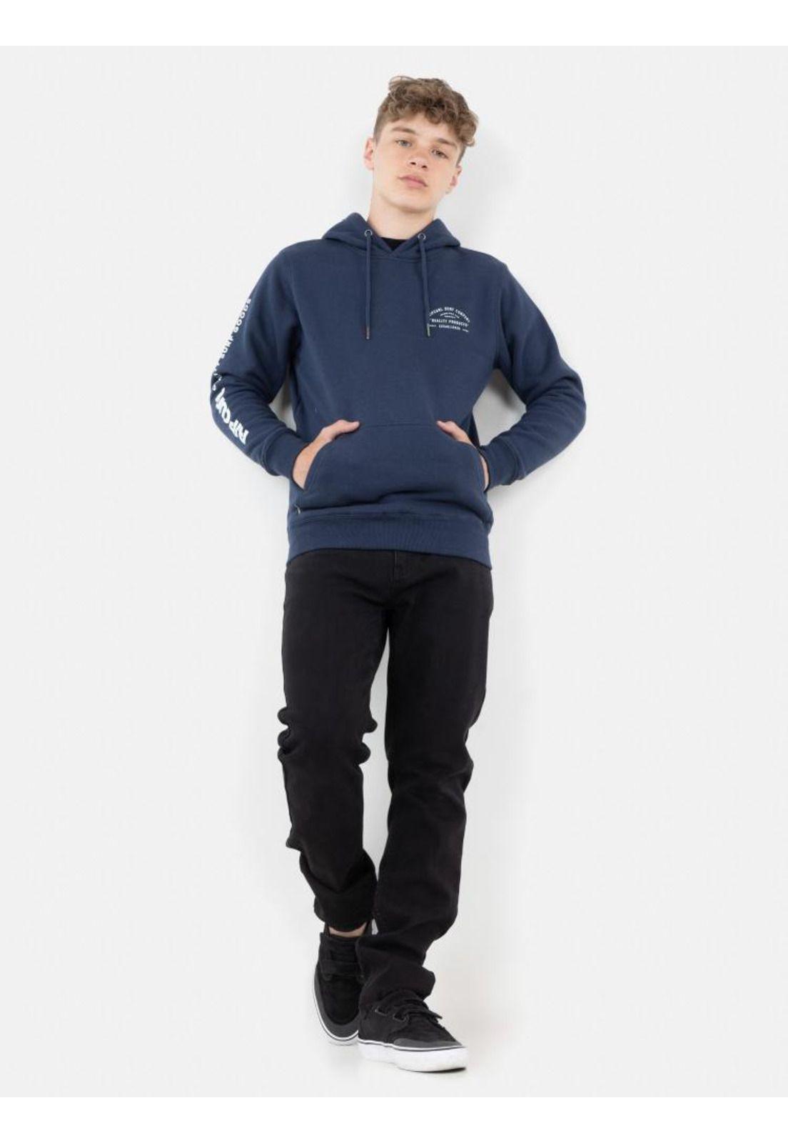 Poleron Made For The Search Azul Marino Infantil Rip Curl-3