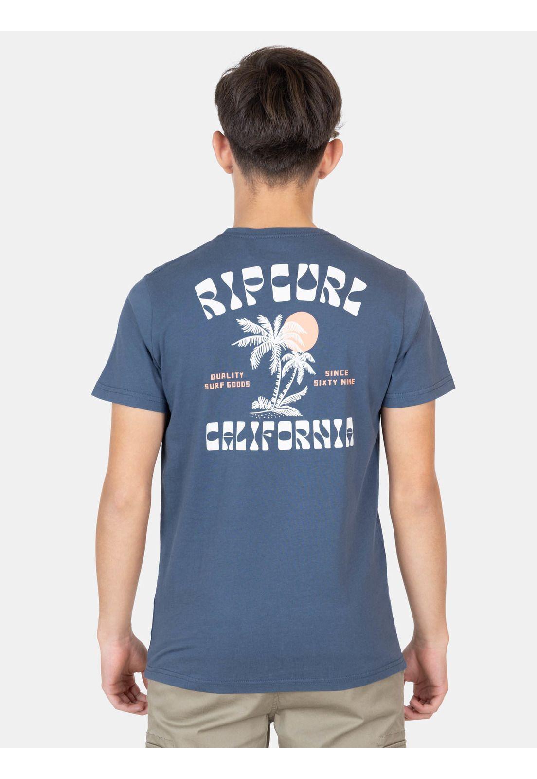 Polera MC Saltline Azul Infantil Rip Curl-1