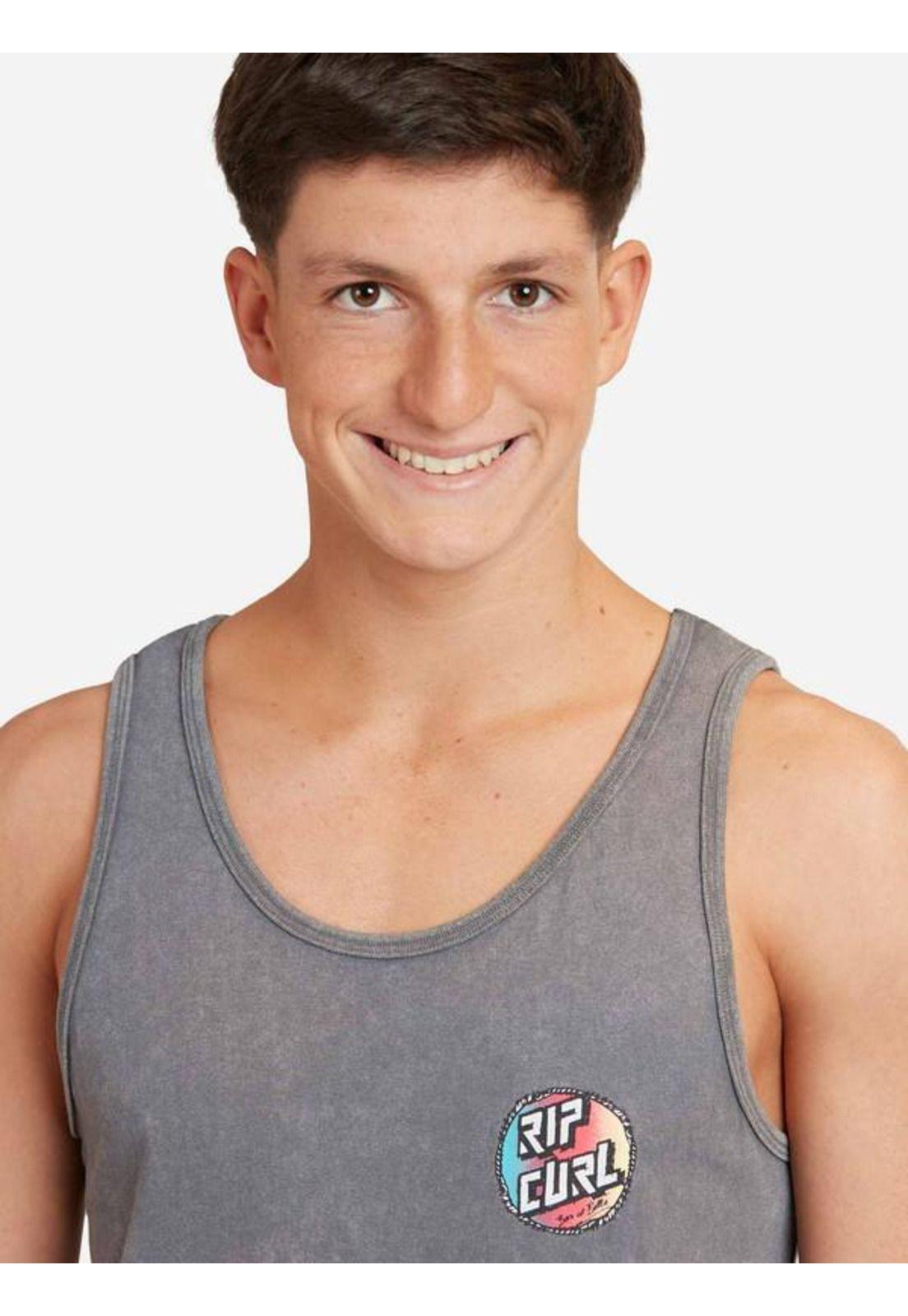 Polera S/M Gris Juvenil Hombre Ripcurl-2