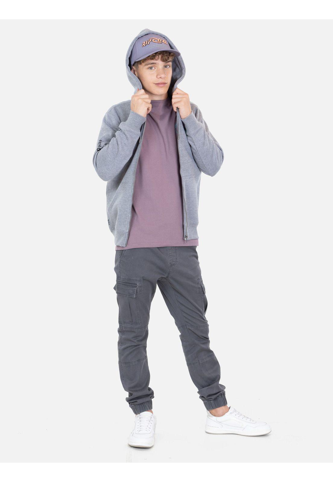 Poleron FZ Oceara Gris Infantil Rip Curl-3