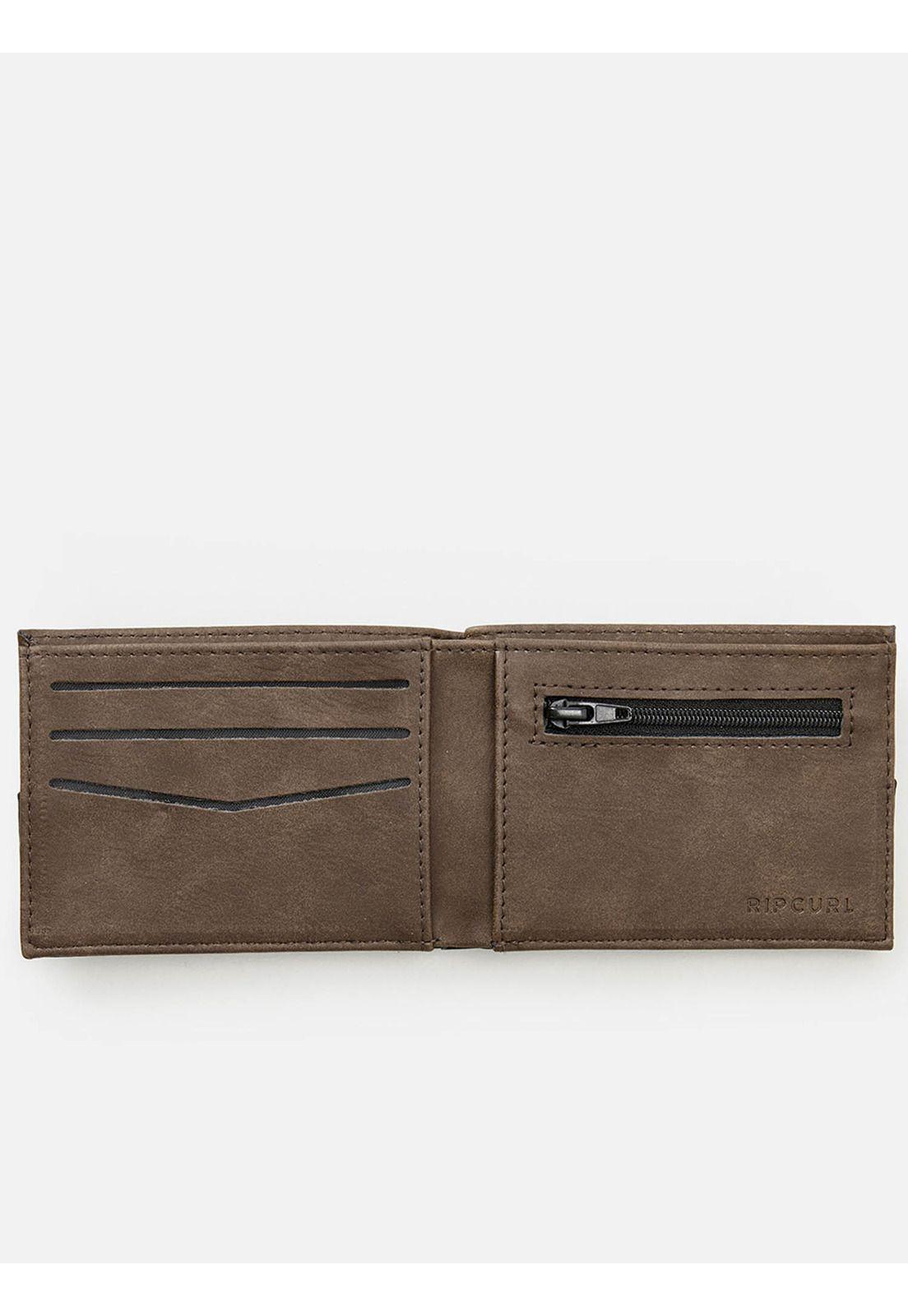 Billetera ARCHIE RFID PU SLIM Hombre Café Rip Curl-2