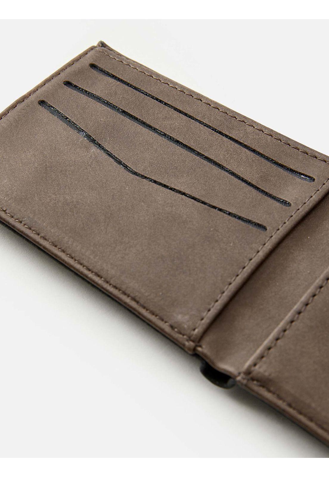 Billetera ARCHIE RFID PU SLIM Hombre Café Rip Curl-3