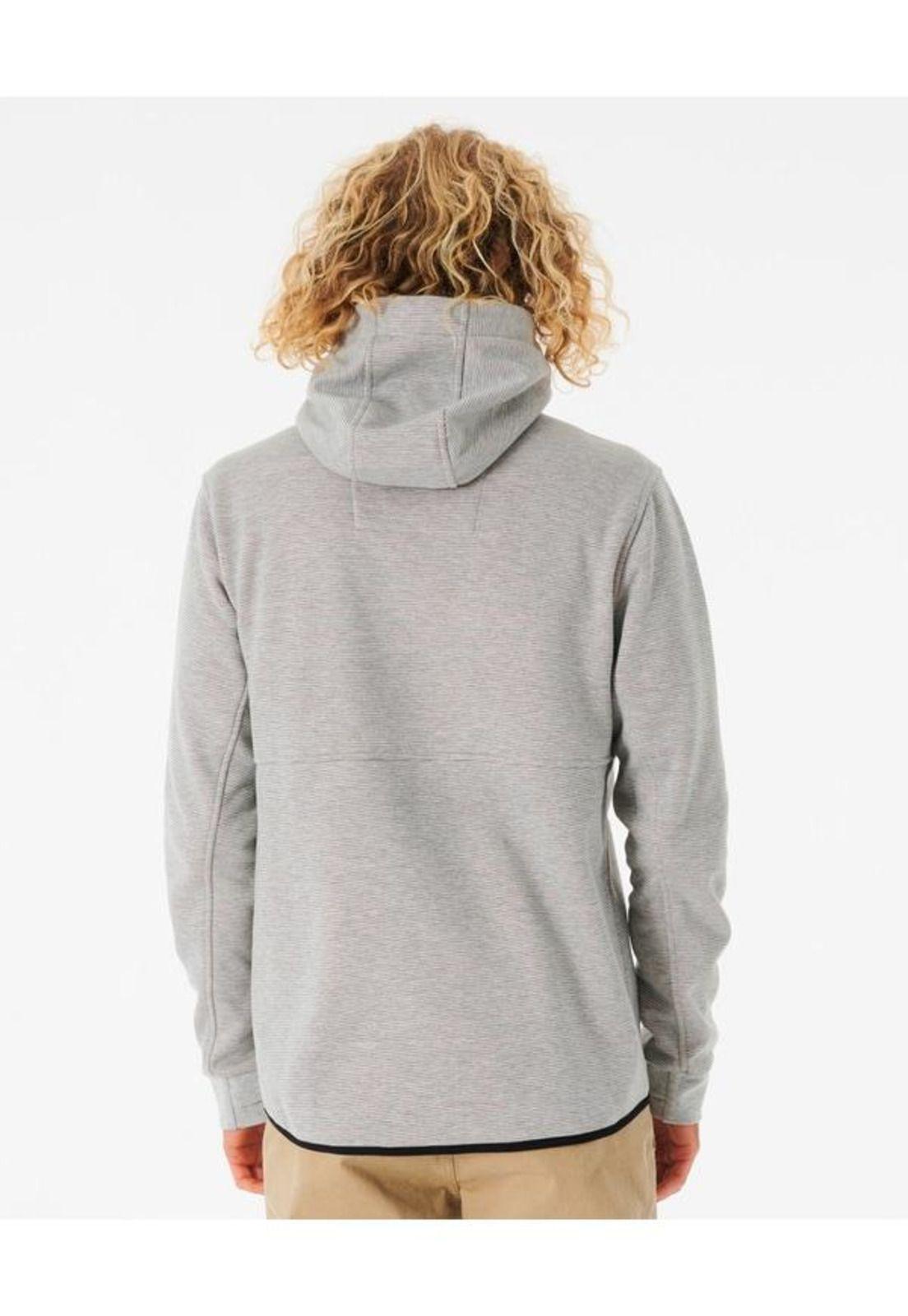 Poleron ANTI SERIES DEPARTED ZIP THR Hombre Gris Rip Curl-4