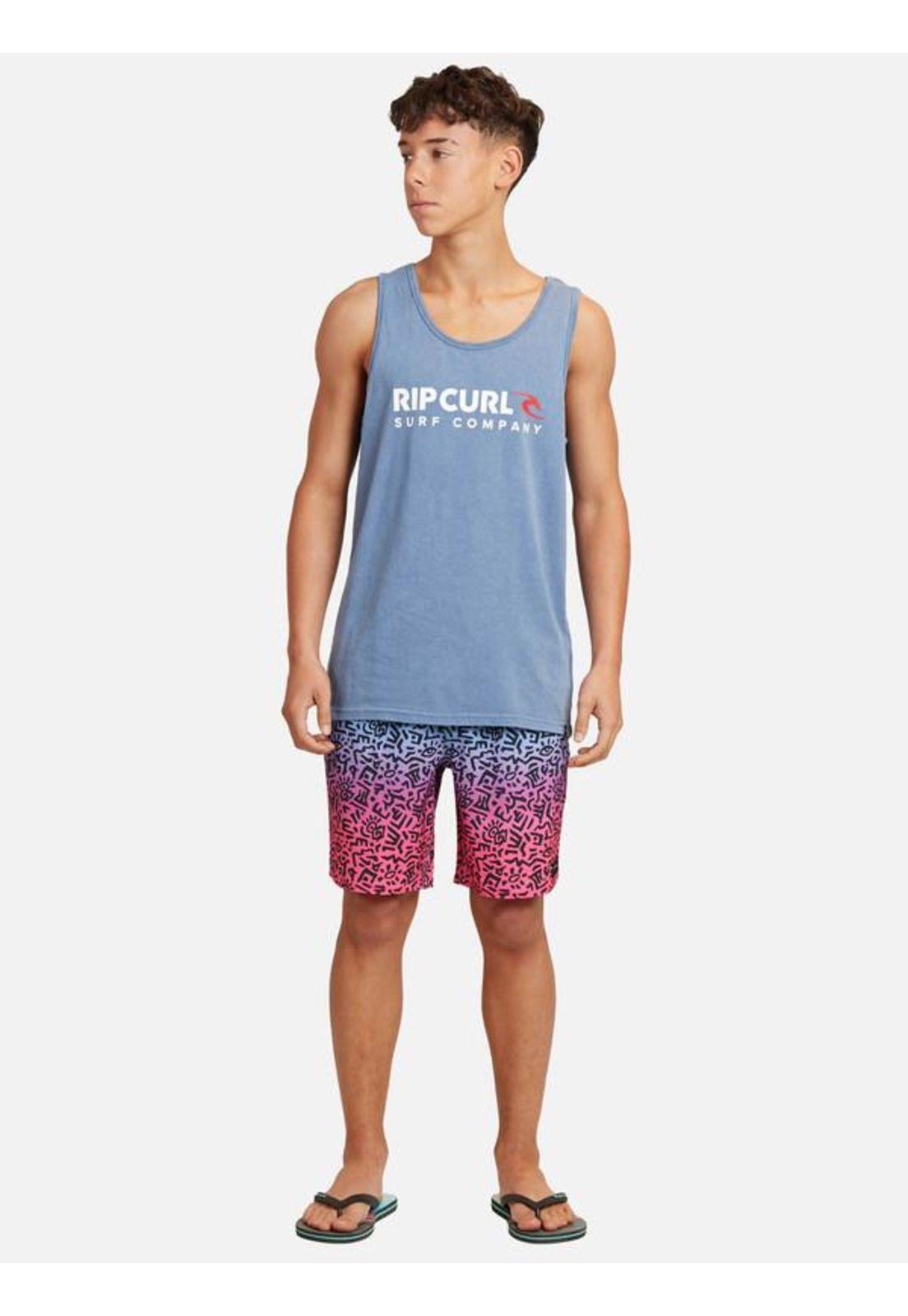 Polera S/M Azul Juvenil Hombre Ripcurl-3