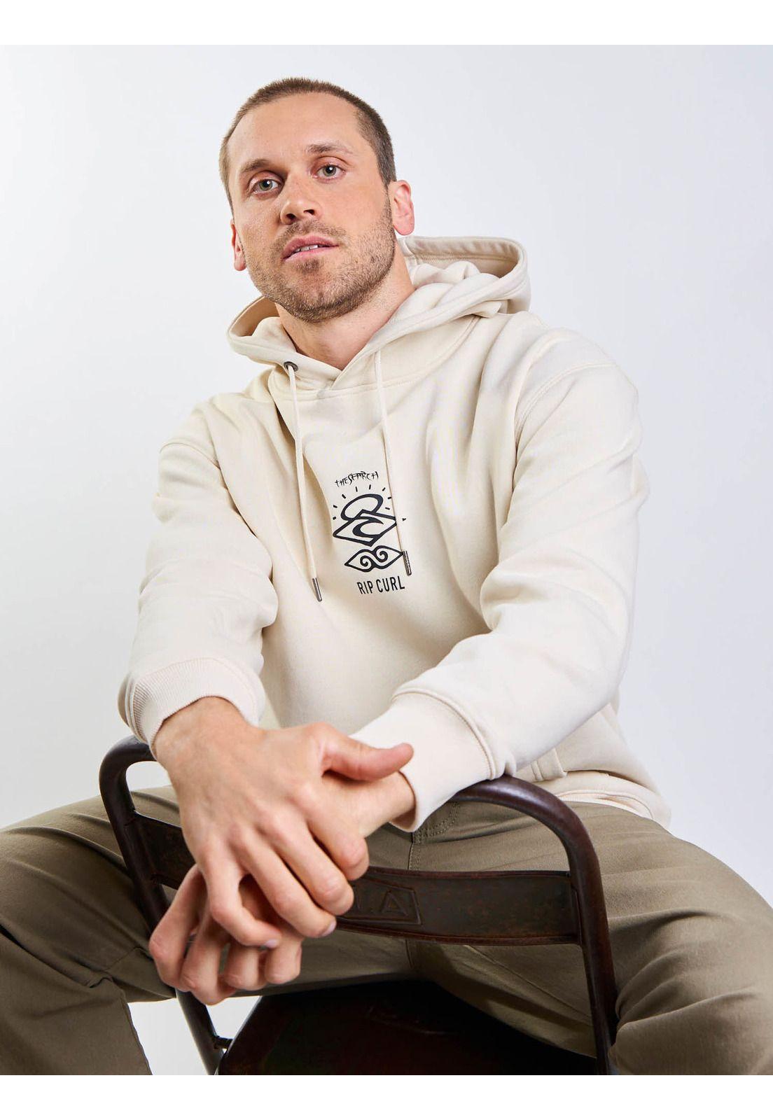 Poleron Canguro Australio Beige Hombre Rip Curl-6