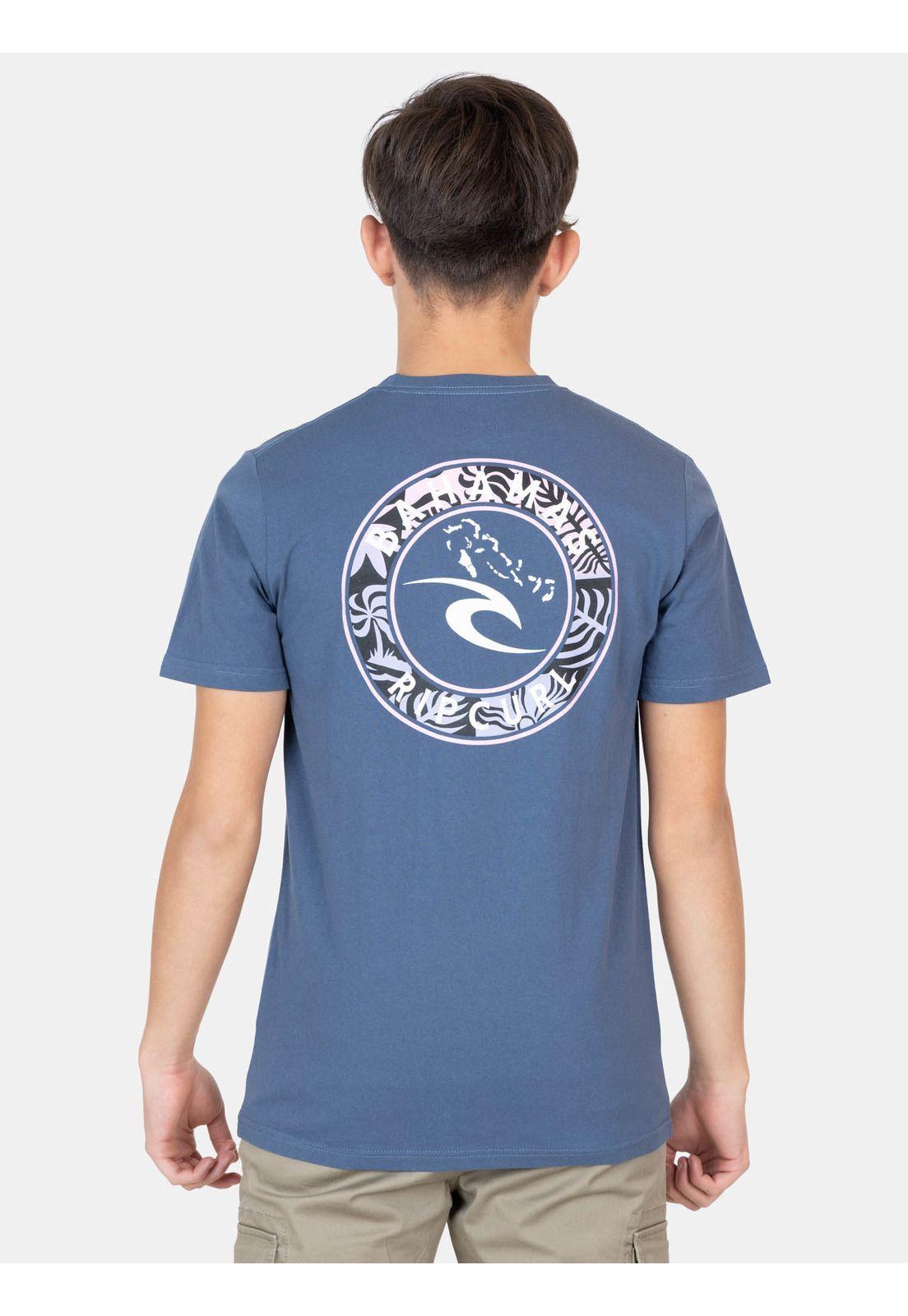 Polera MC Splashout Azul Infantil Rip Curl-1