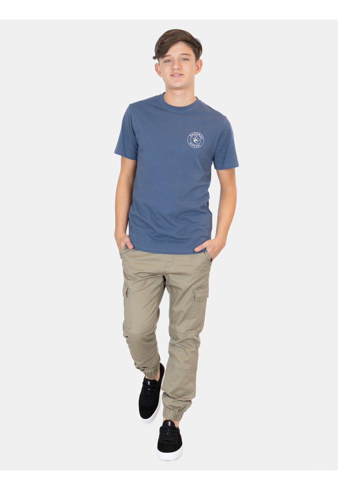 Polera MC Splashout Azul Infantil Rip Curl-3