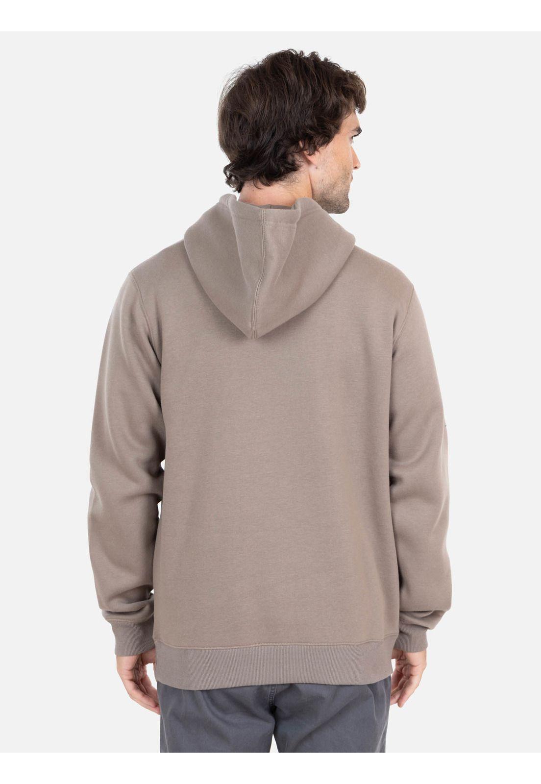 Poleron Canguro Swellx Café Hombre Rip Curl-1