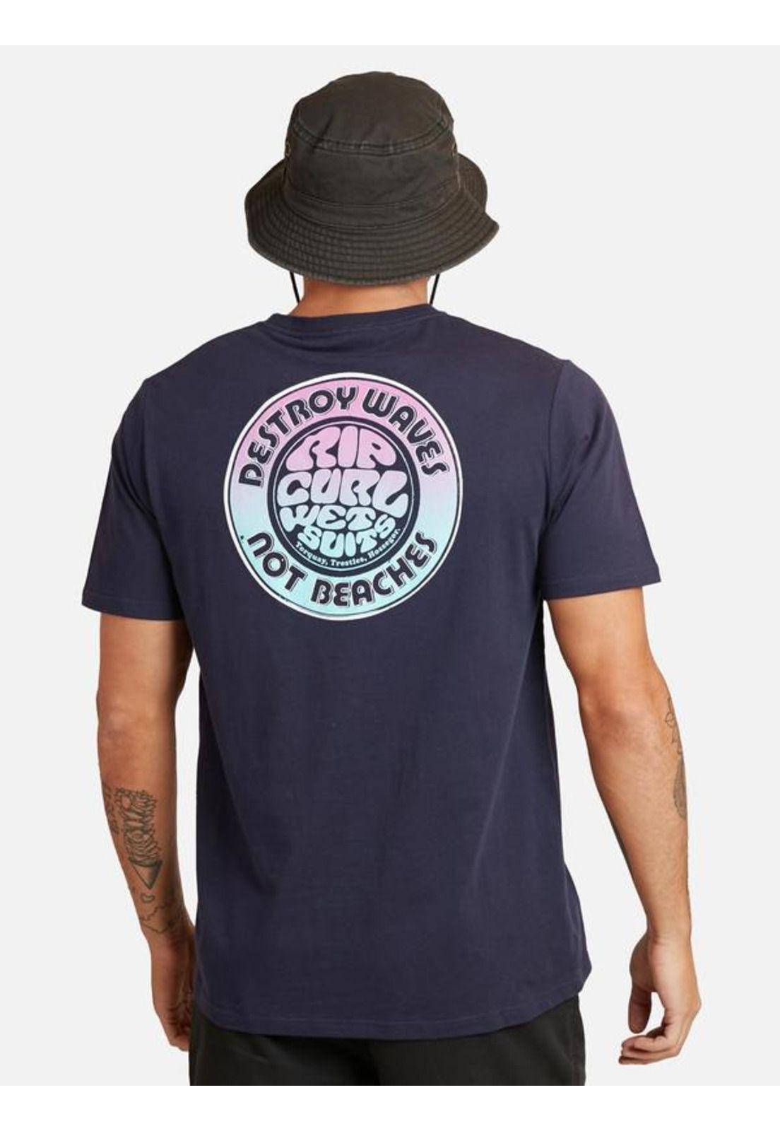 Polera Single Palm Marino Hombre Ripcurl-1