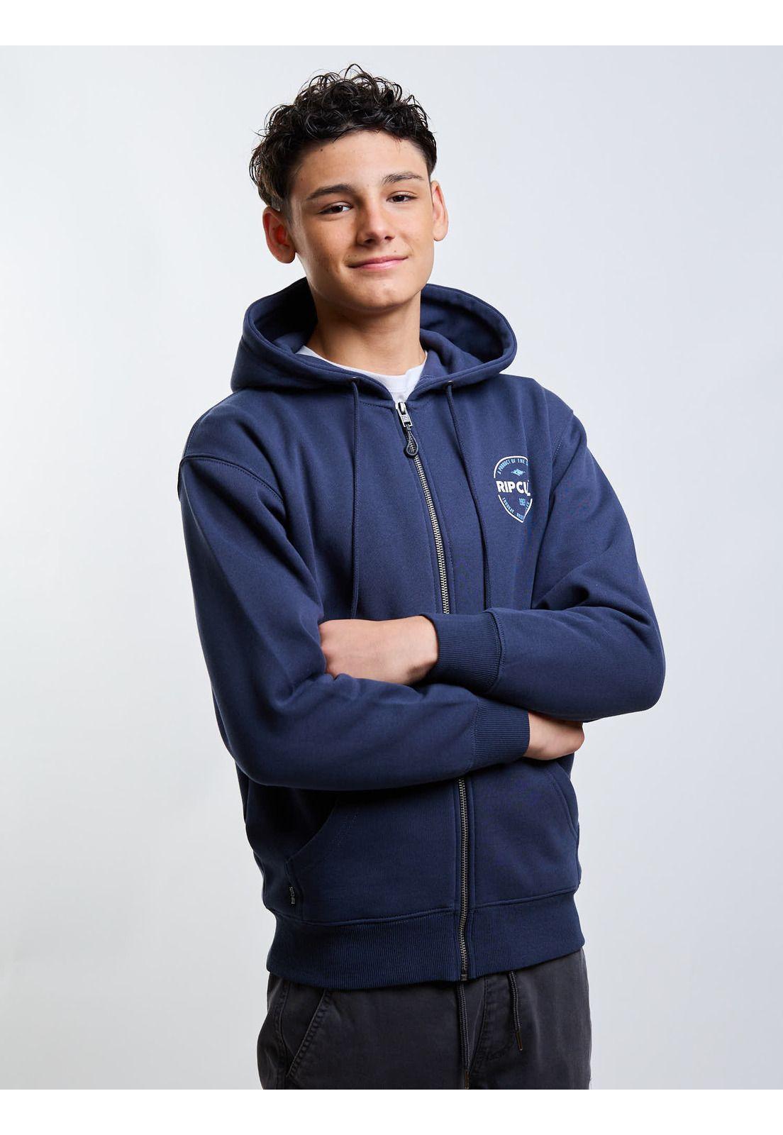 Poleron FZ Glide Azul Infantil Rip Curl-5