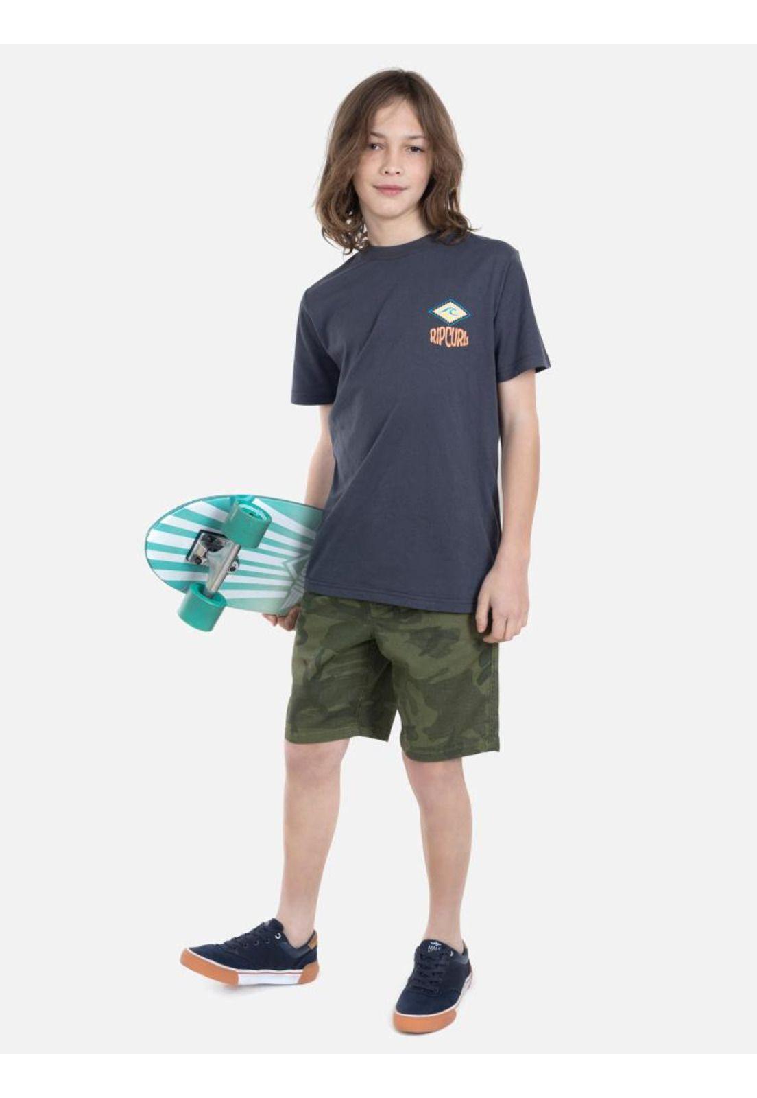 Polera Juvenil 6P280-MV22 Gris Rip Curl-3