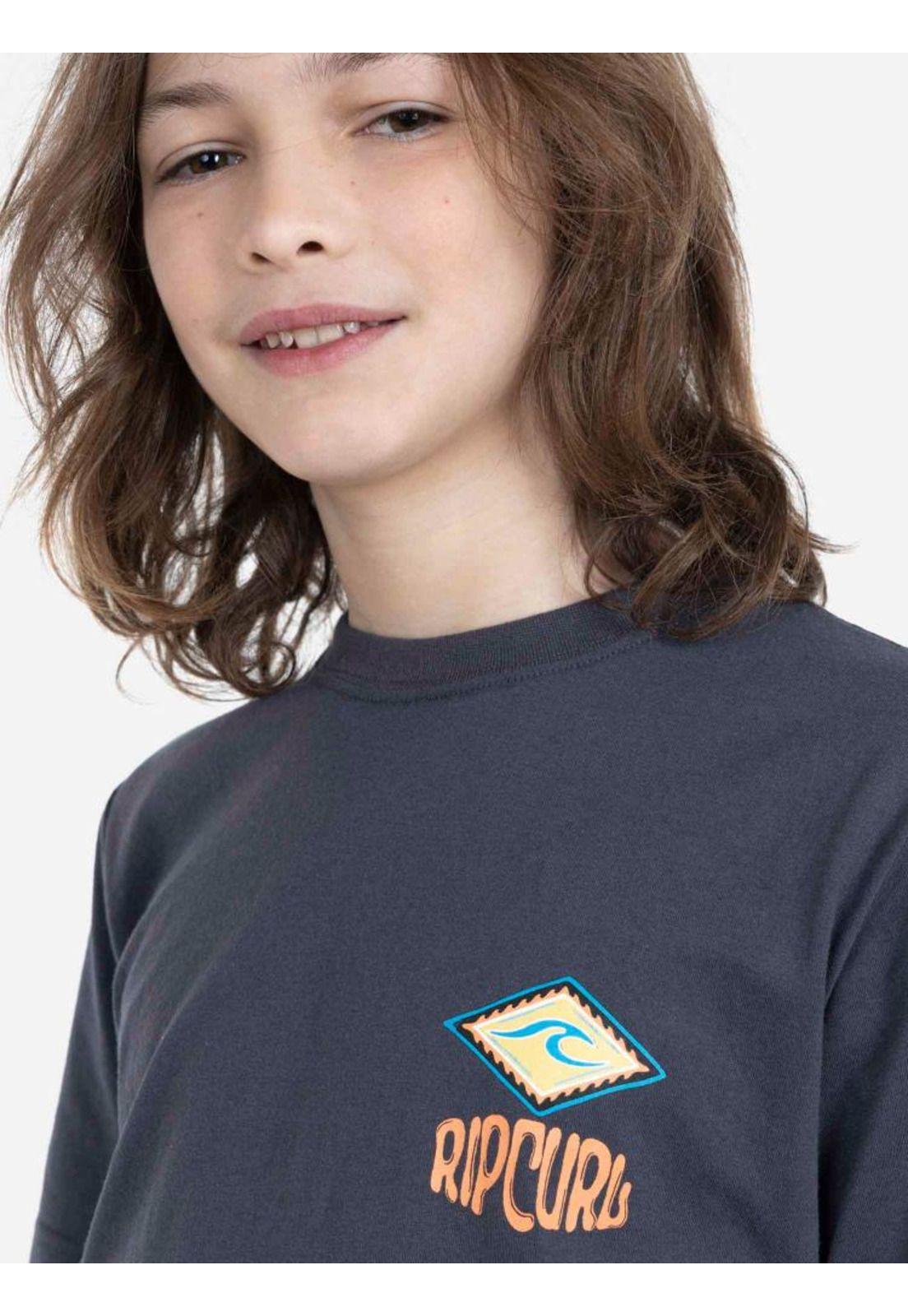 Polera Juvenil 6P280-MV22 Gris Rip Curl-4
