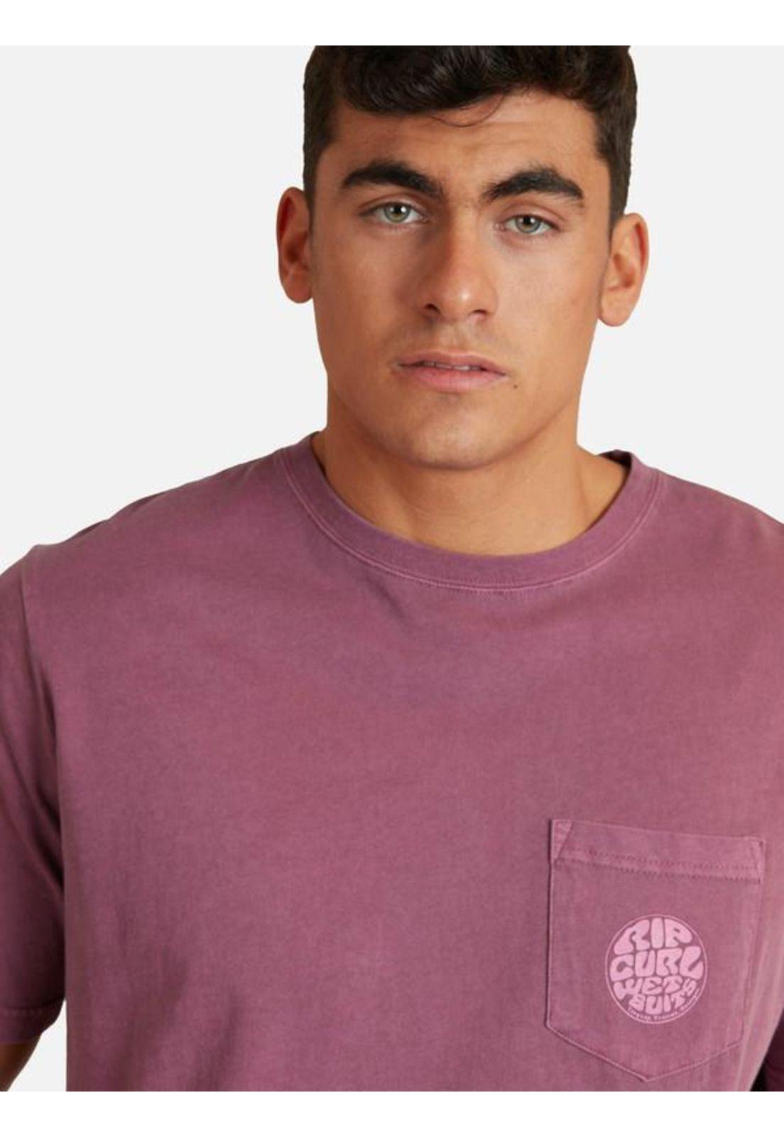 Polera M/C Intermedia Burdeo Hombre Ripcurl-2