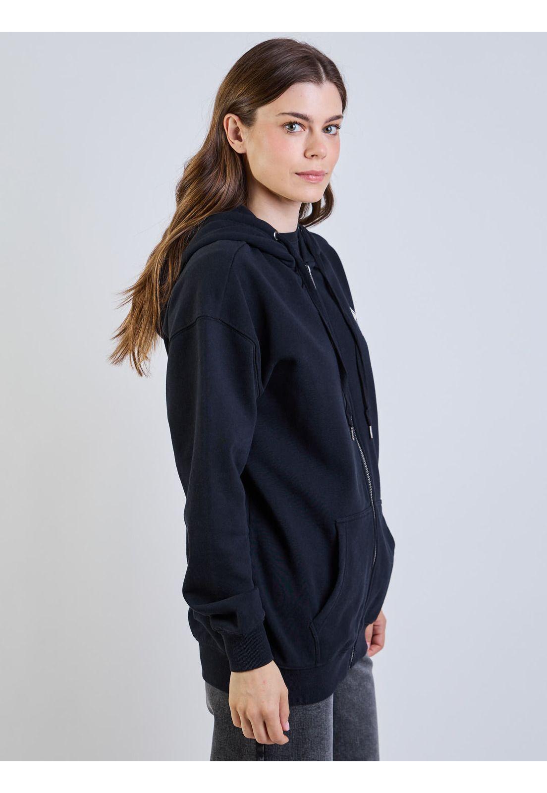 Poleron FZ Astro Negro Mujer Rip Curl-2