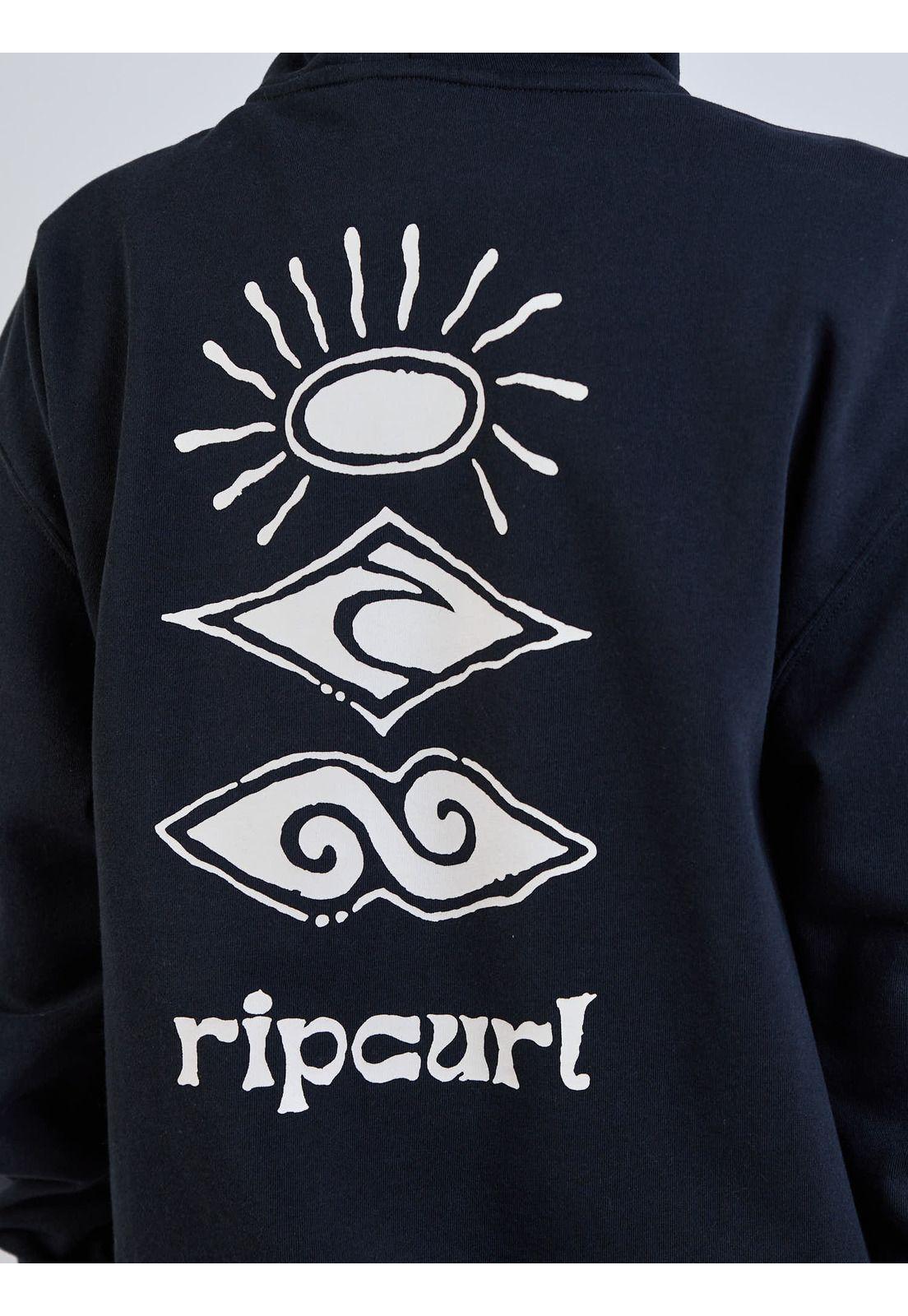 Poleron FZ Astro Negro Mujer Rip Curl-3