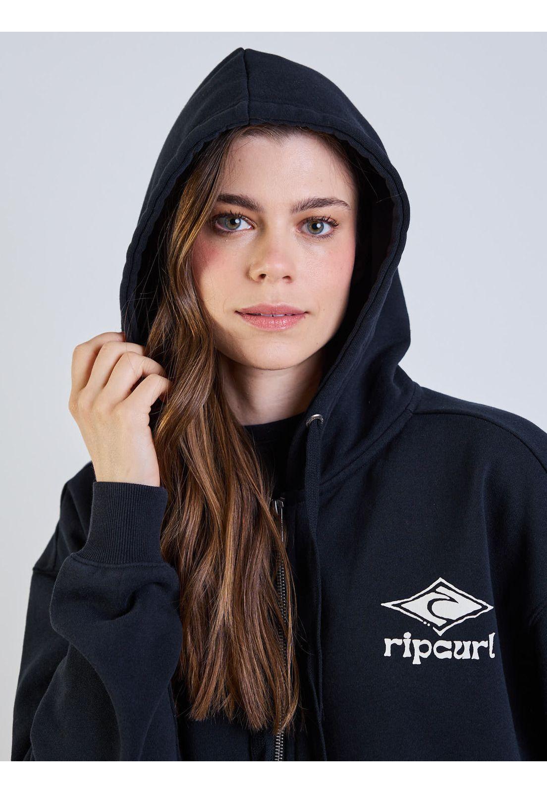 Poleron FZ Astro Negro Mujer Rip Curl-4