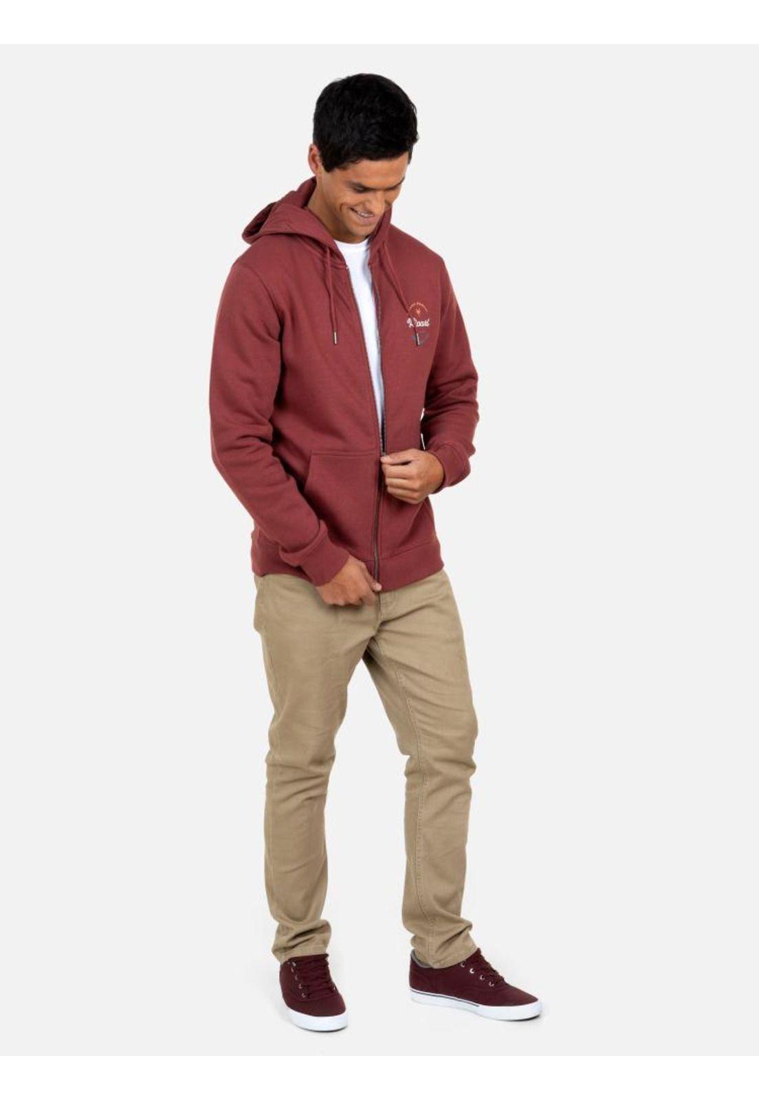 Poleron Fullzipper Hombre 6O235-MV22 Rojo Rip Curl-3