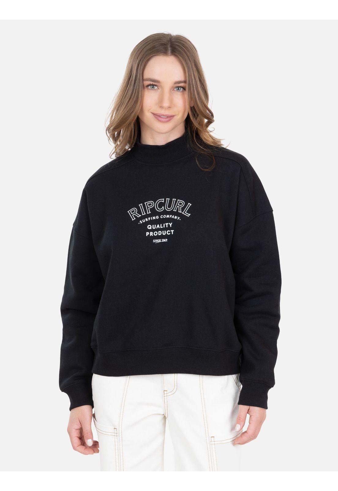 Poleron CR Surfluxe Negro Mujer Rip Curl-3