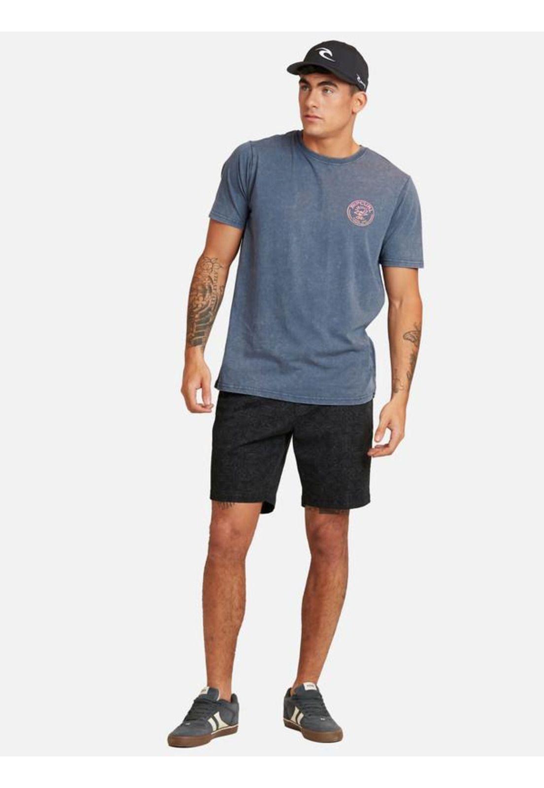 Polera M/C Intermedia Azul Hombre Ripcurl-3