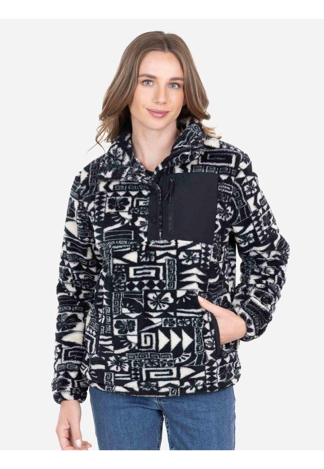 Poleron Chiporro Icefur Multicolor Mujer Rip Curl-0