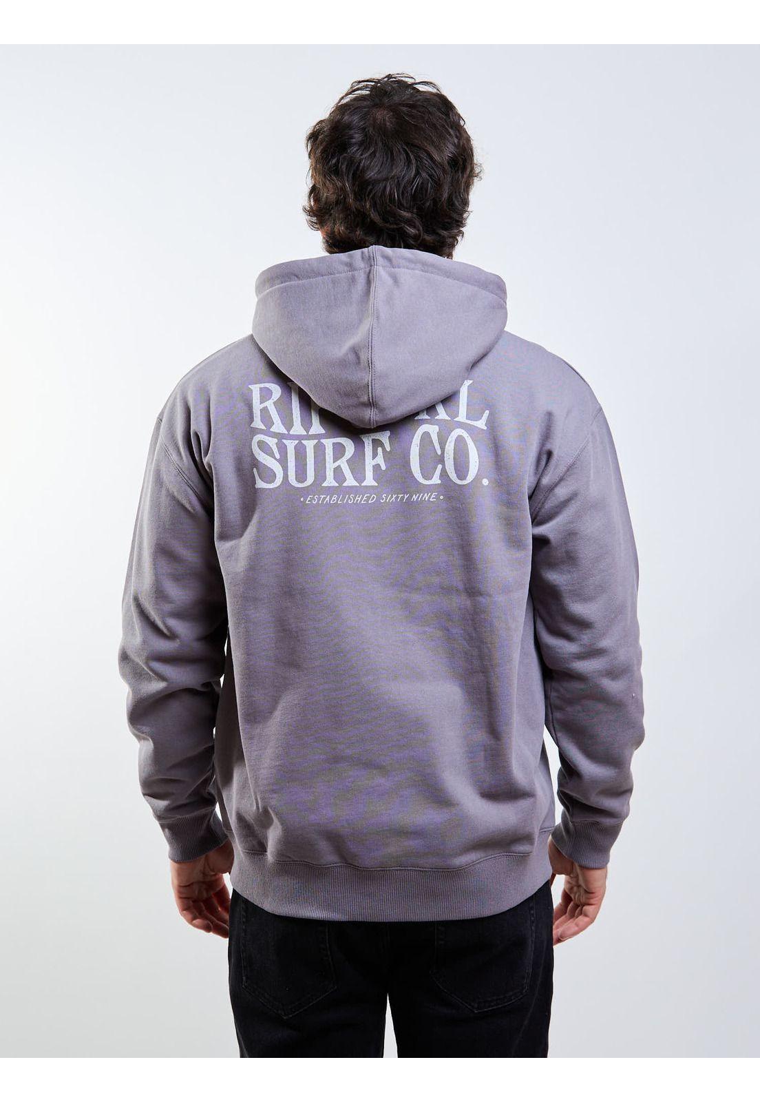 Poleron FZ Thunder Gris Hombre Rip Curl-1