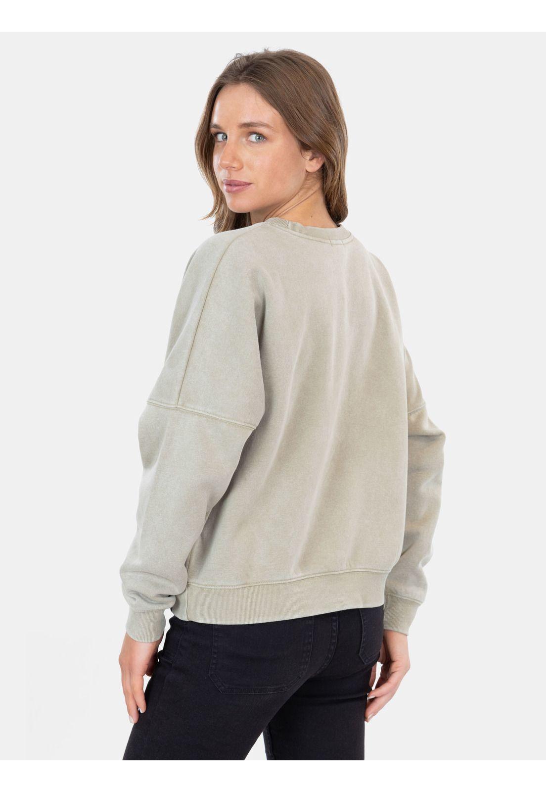 Poleron CR Live The Search Verde Mujer Rip Curl-2