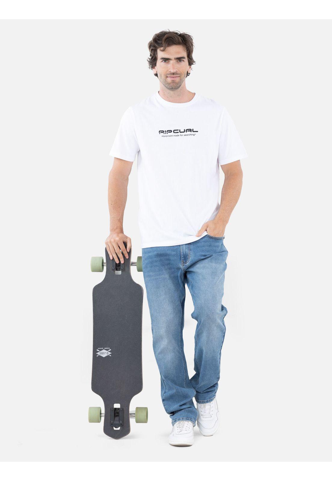 Polera MC Search Excursions Blanco Hombre Rip Curl-3
