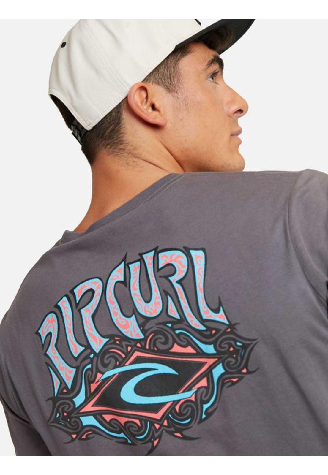 Polera M/C Premium Gris Oscuro Hombre Ripcurl-2