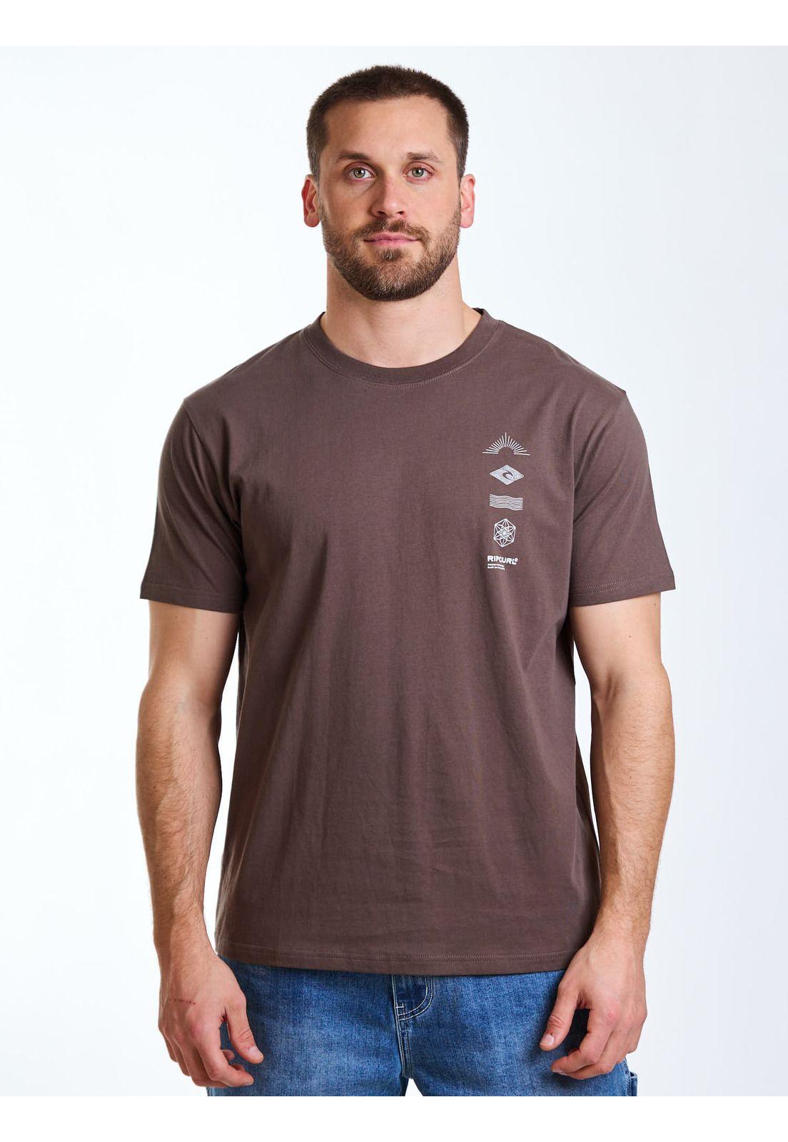 Polera MC Boxy Coral Beige Hombre Rip Curl-2