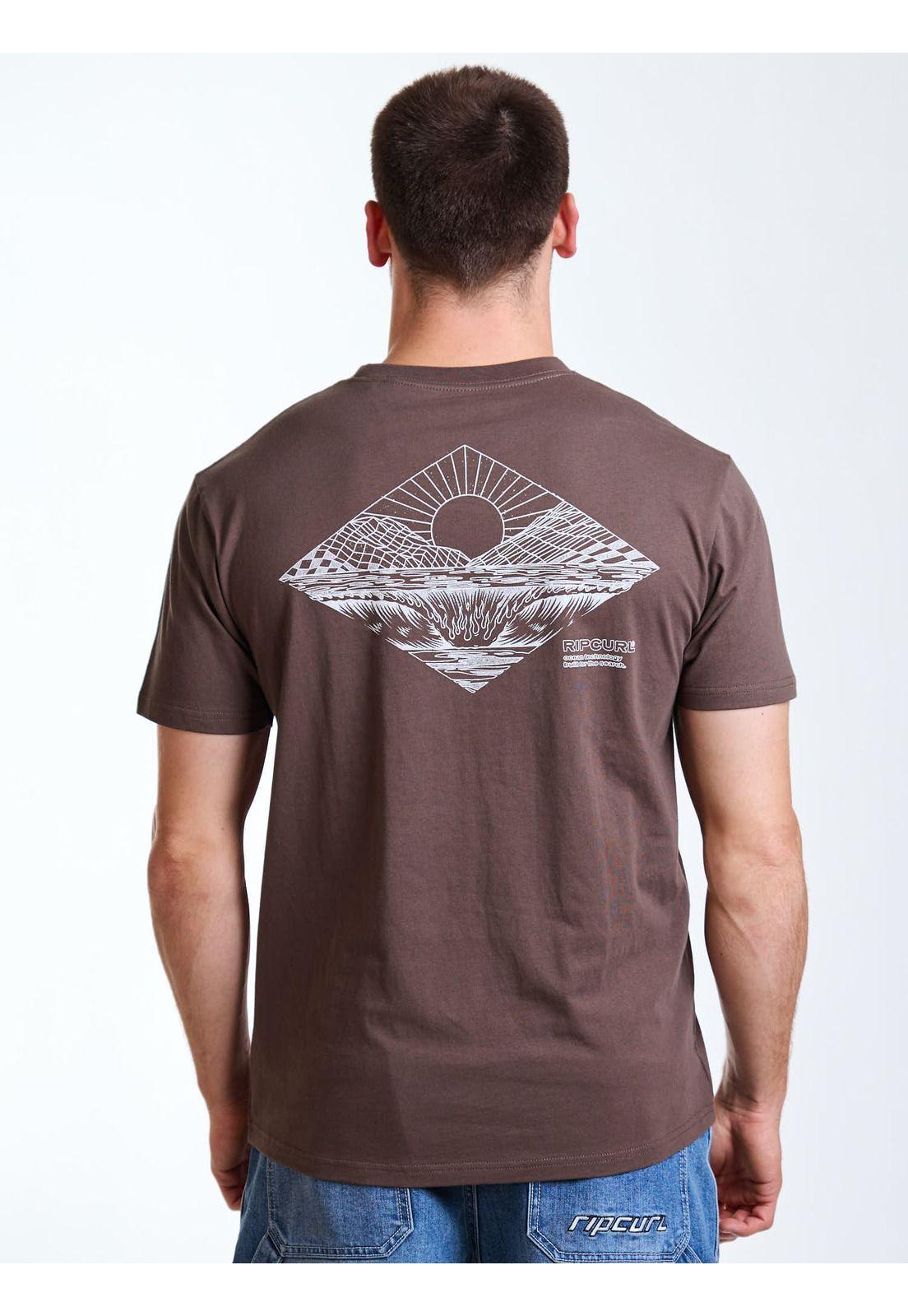 Polera MC Boxy Coral Beige Hombre Rip Curl-3