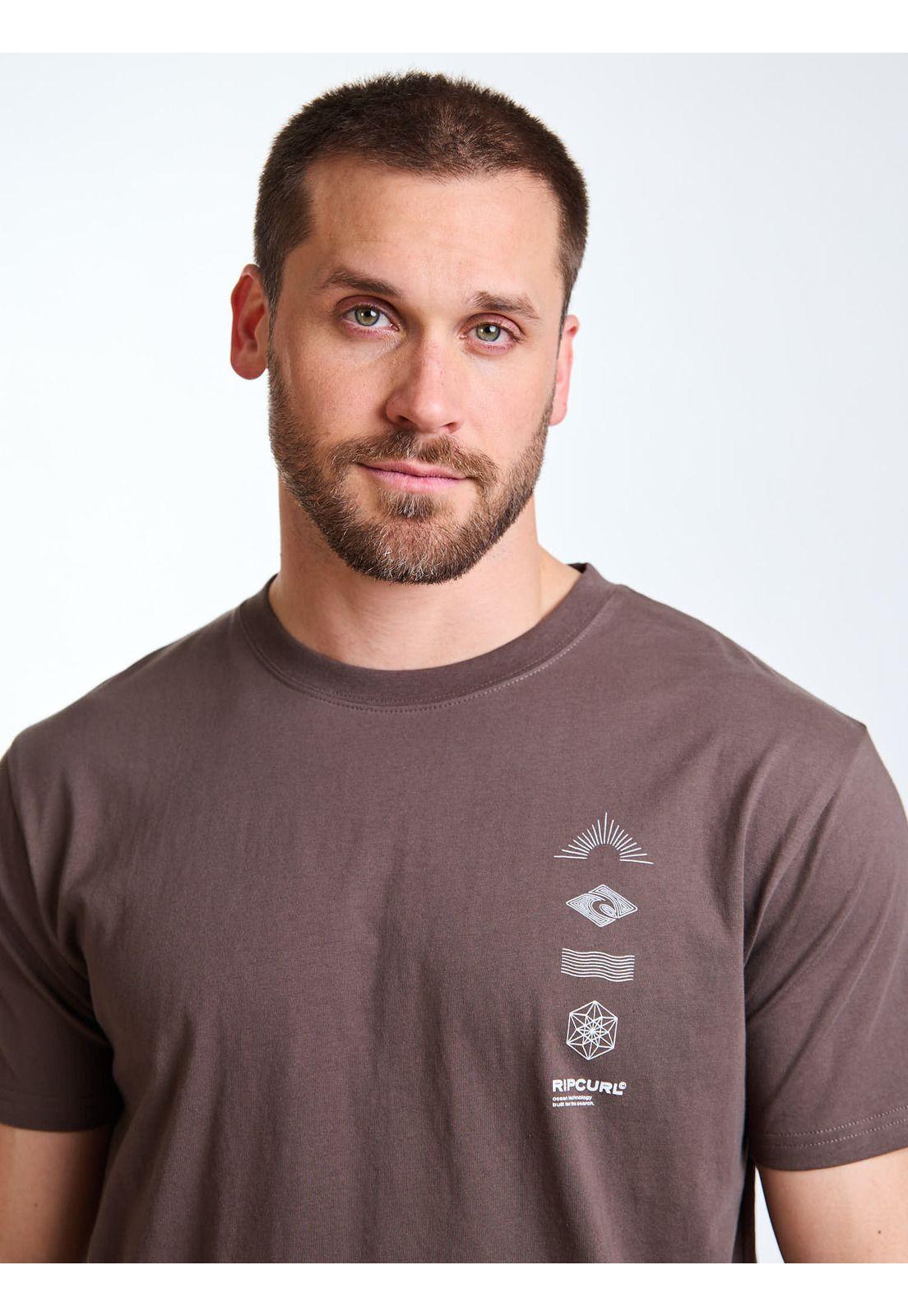 Polera MC Boxy Coral Beige Hombre Rip Curl-6