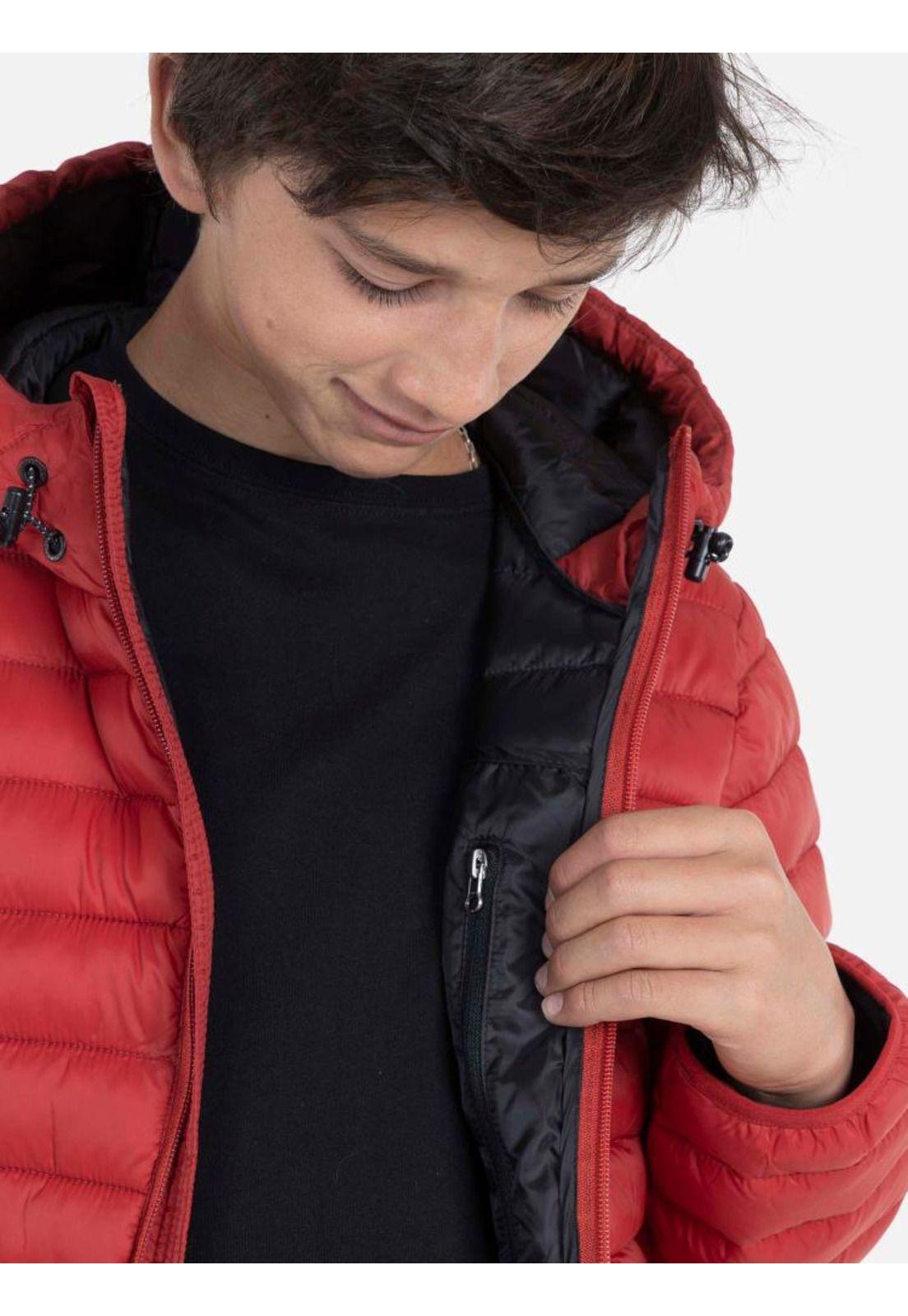 Parka Juvenil LIGHT QUILTED Rojo Rip Curl-2