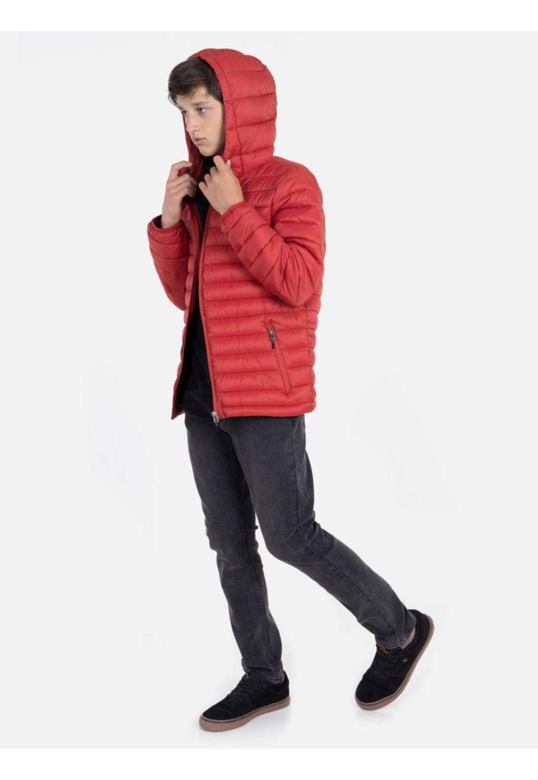 Parka Juvenil LIGHT QUILTED Rojo Rip Curl-3