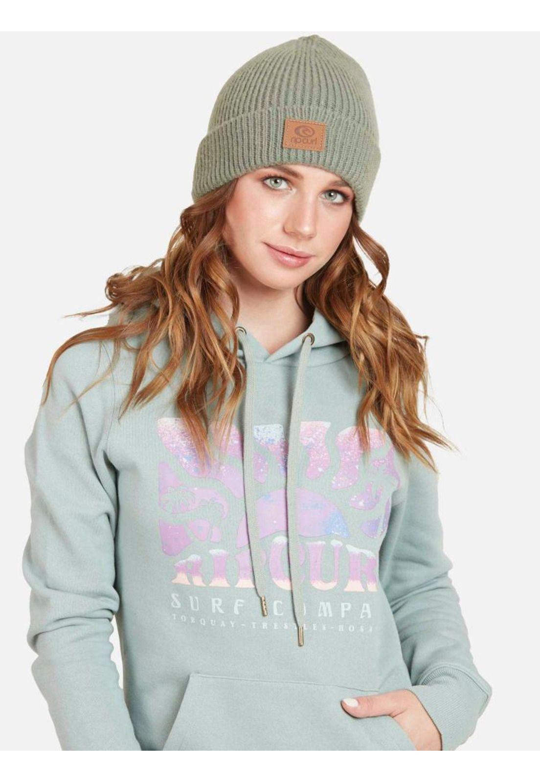 Poleron SURF COMPANY HOODIE Mujer Olivo Rip Curl-3