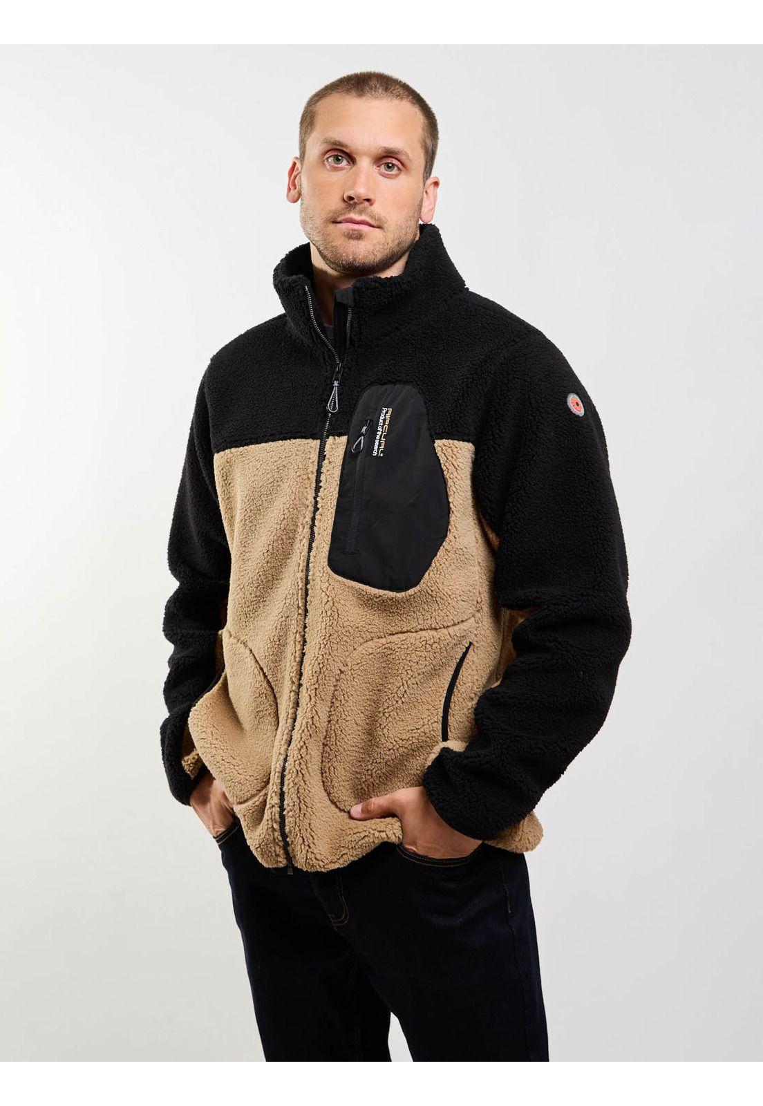 Poleron Bonded Costal Café Hombre Rip Curl-0