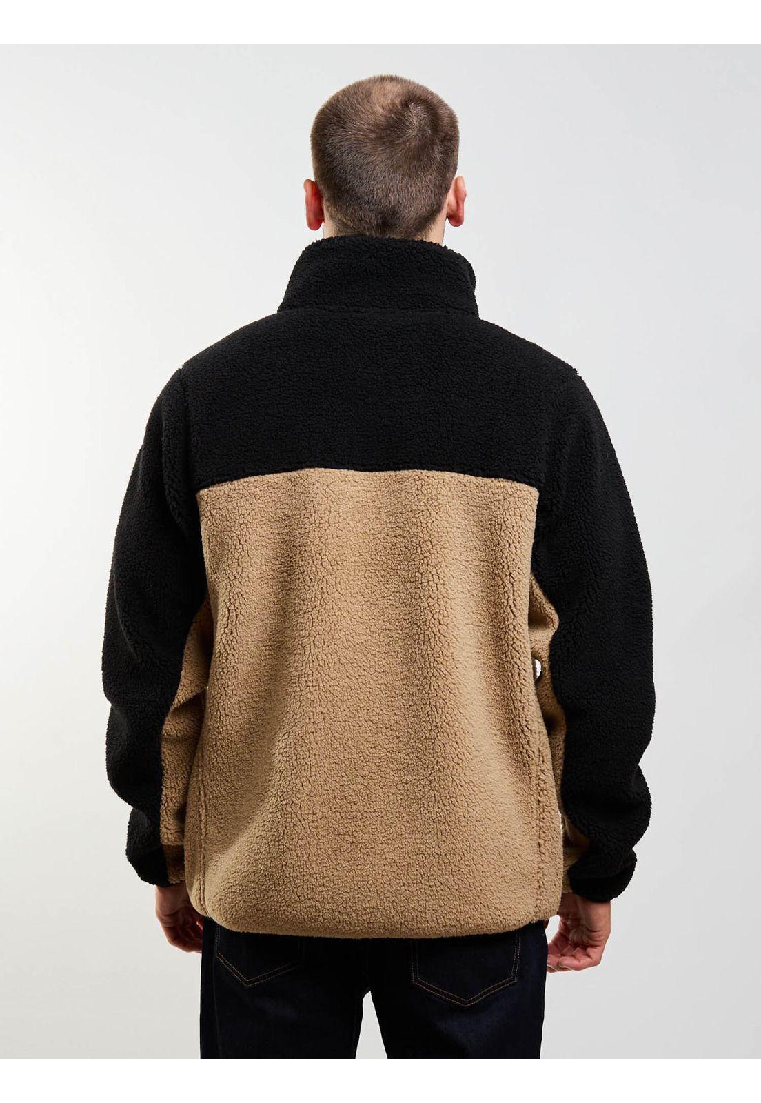 Poleron Bonded Costal Café Hombre Rip Curl-1