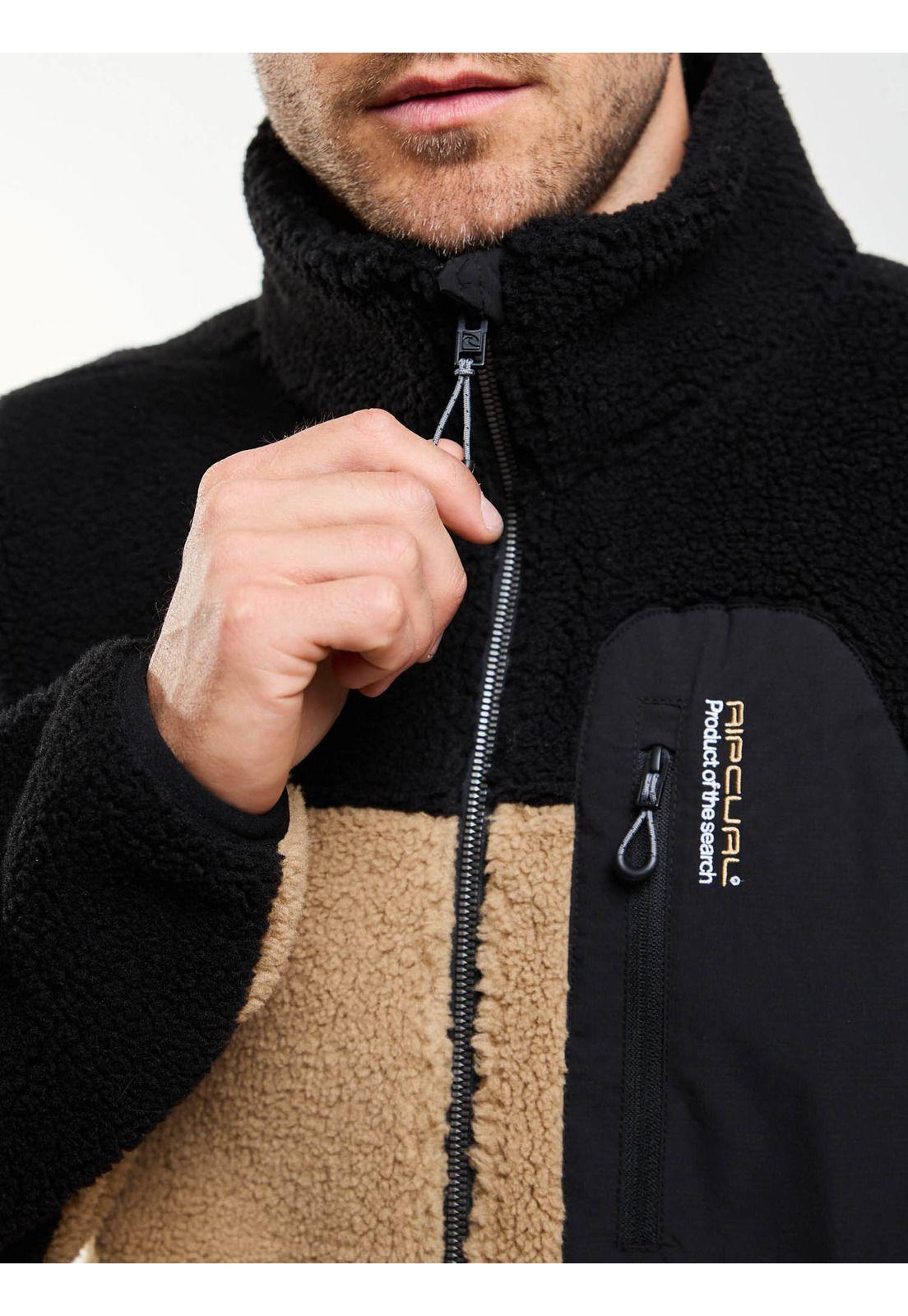 Poleron Bonded Costal Café Hombre Rip Curl-3