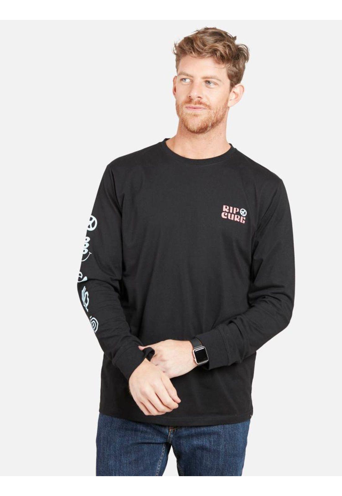 Polera 6P303 Hombre Negro Rip Curl-0