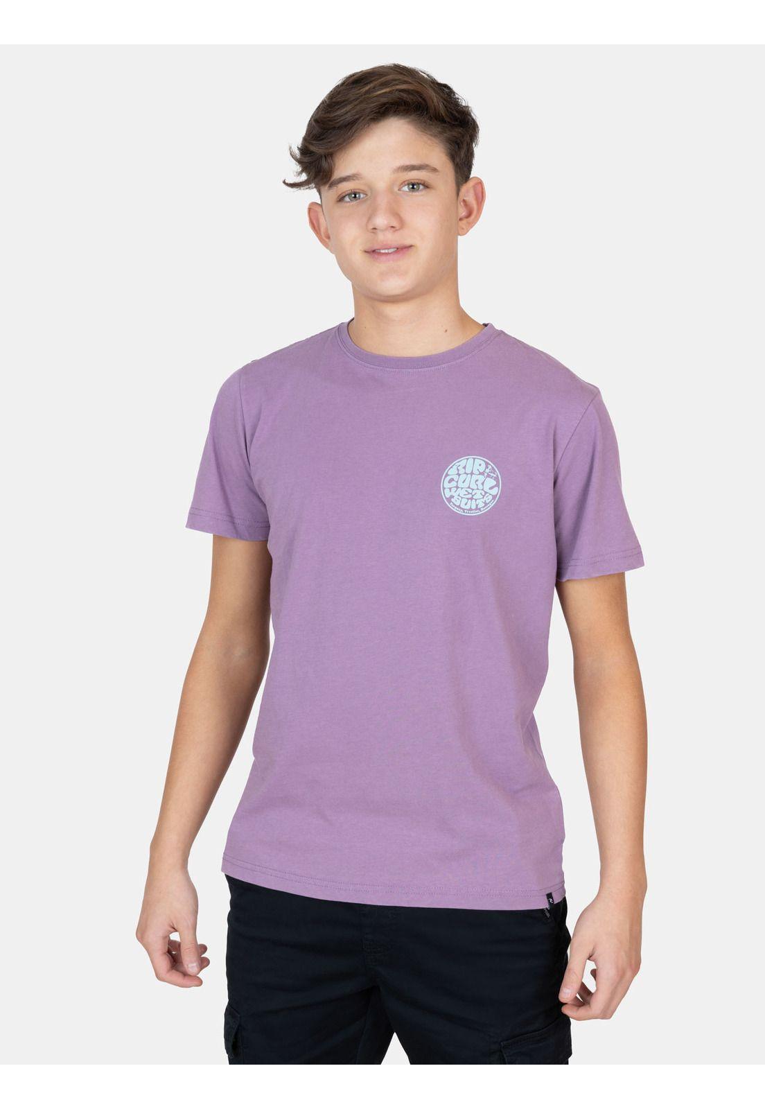 Polera MC Lowride Burdeo Infantil Rip Curl-0