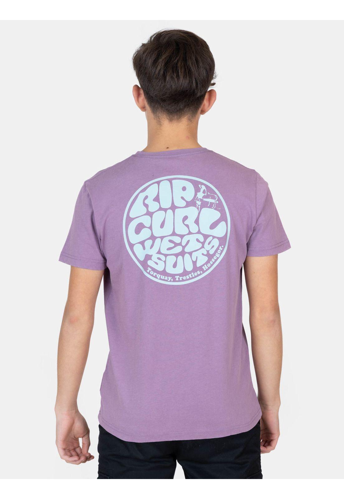 Polera MC Lowride Burdeo Infantil Rip Curl-1