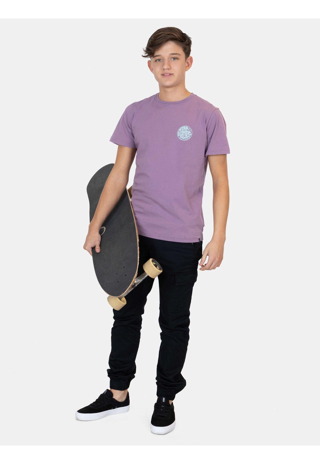 Polera MC Lowride Burdeo Infantil Rip Curl-3
