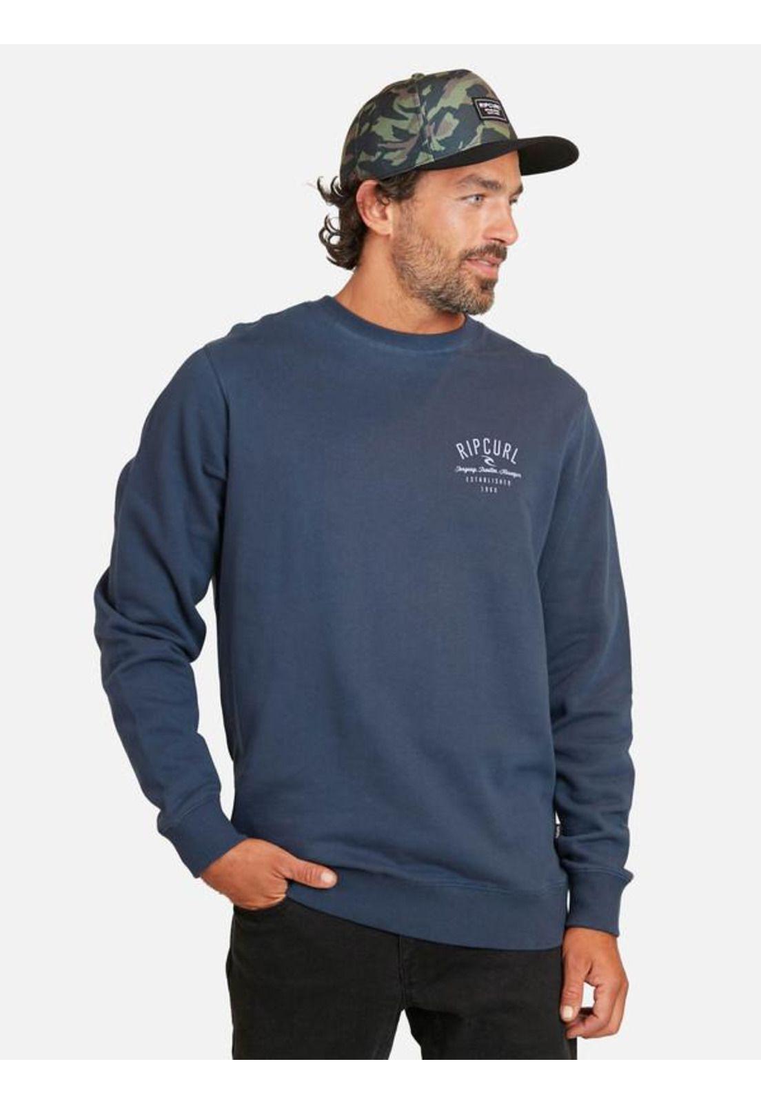 Poleron Cr Blender Organic Marino Hombre Ripcurl-0