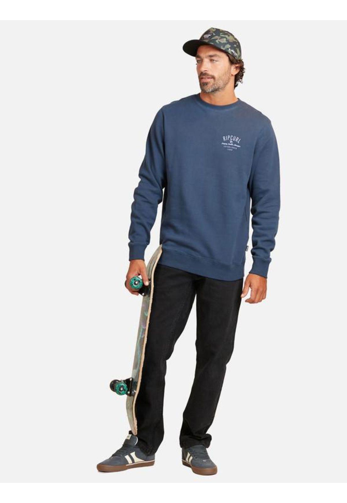 Poleron Cr Blender Organic Marino Hombre Ripcurl-3