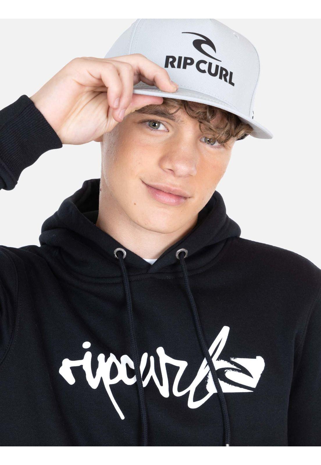 Poleron Canguro Ripaya Negro Infantil Rip Curl-2