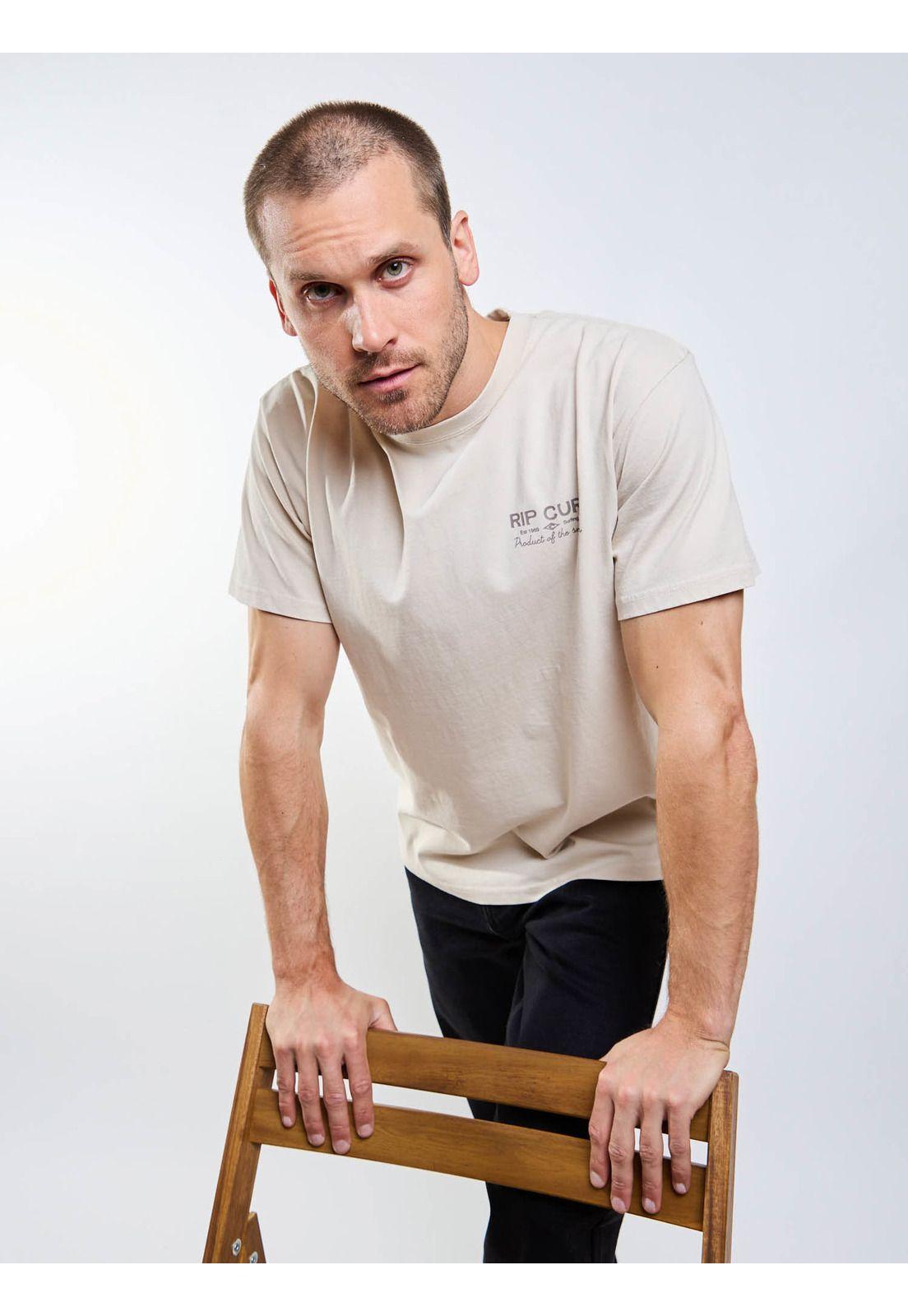 Polera MC Breeze Beige Hombre Rip Curl-5