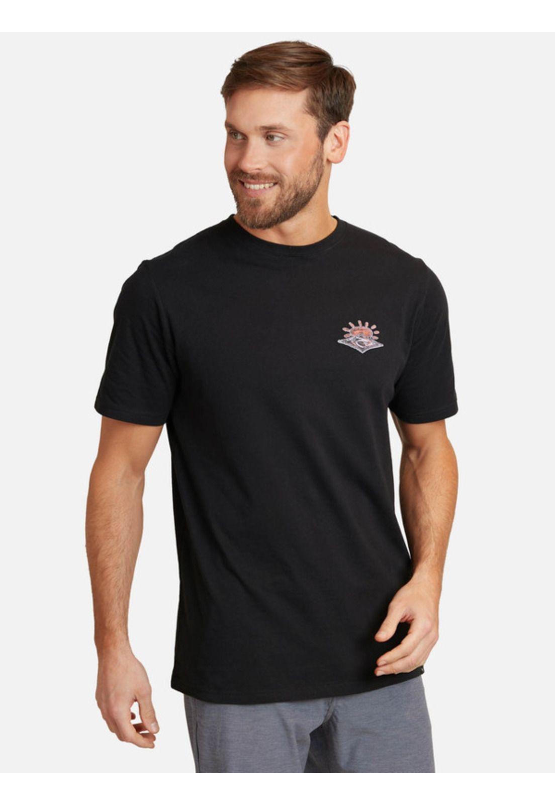 Polera Maestro Tee Negro Hombre Rip Curl-0