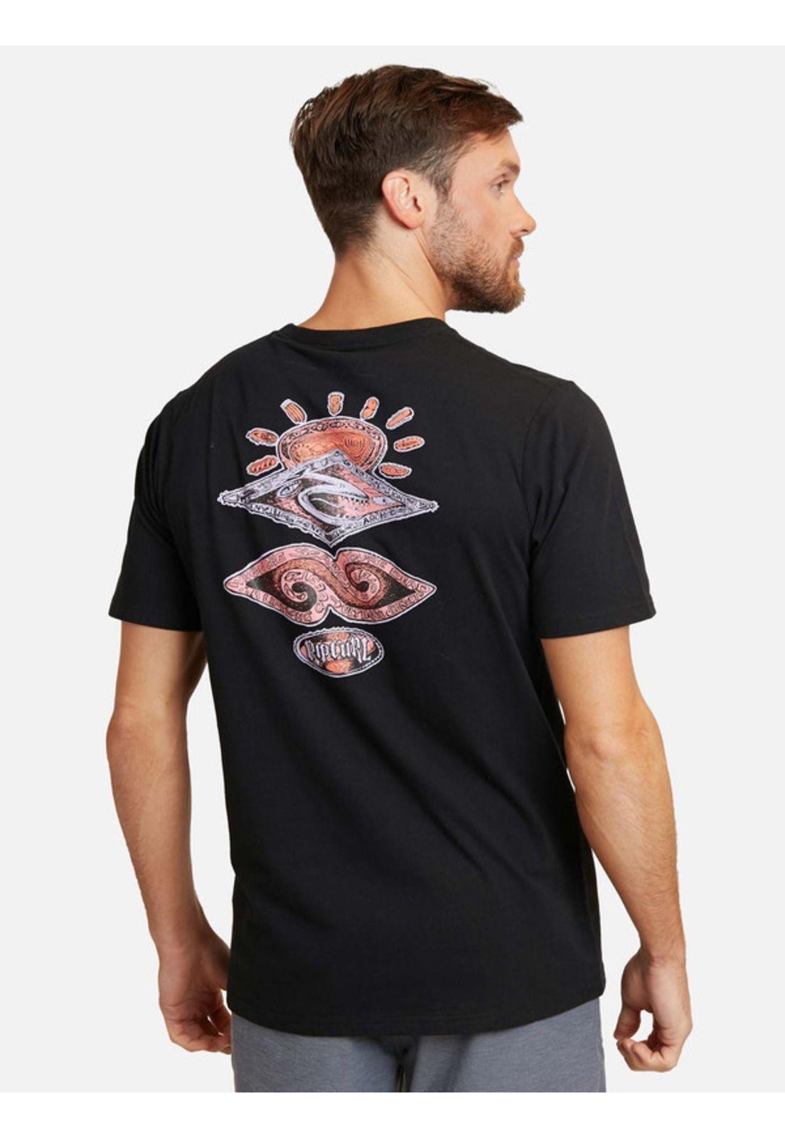 Polera Maestro Tee Negro Hombre Rip Curl-1