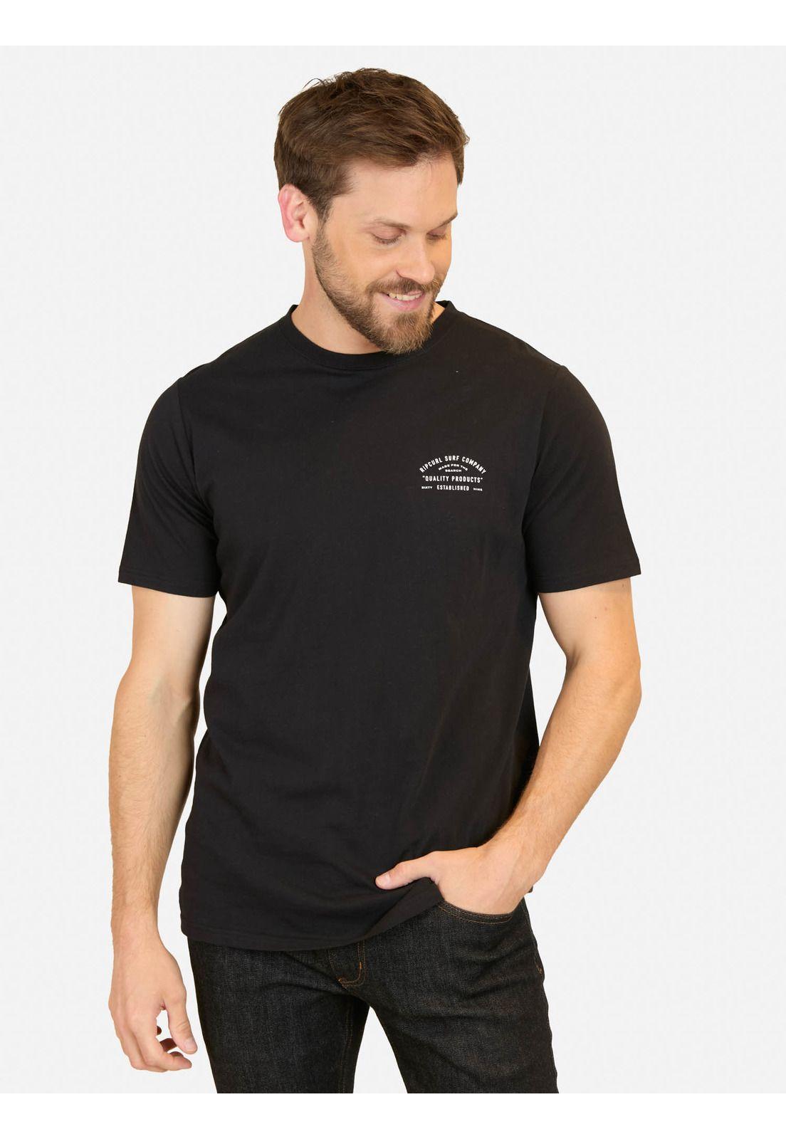 Polera MC Made for search Negro Hombre Rip Curl-0