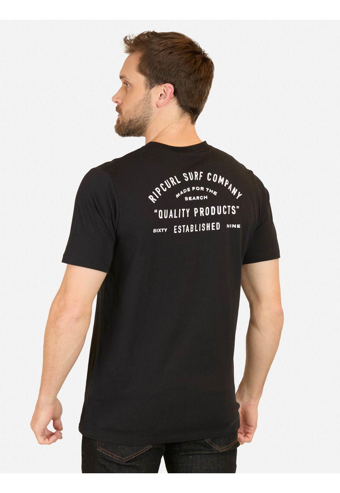 Polera MC Made for search Negro Hombre Rip Curl-1